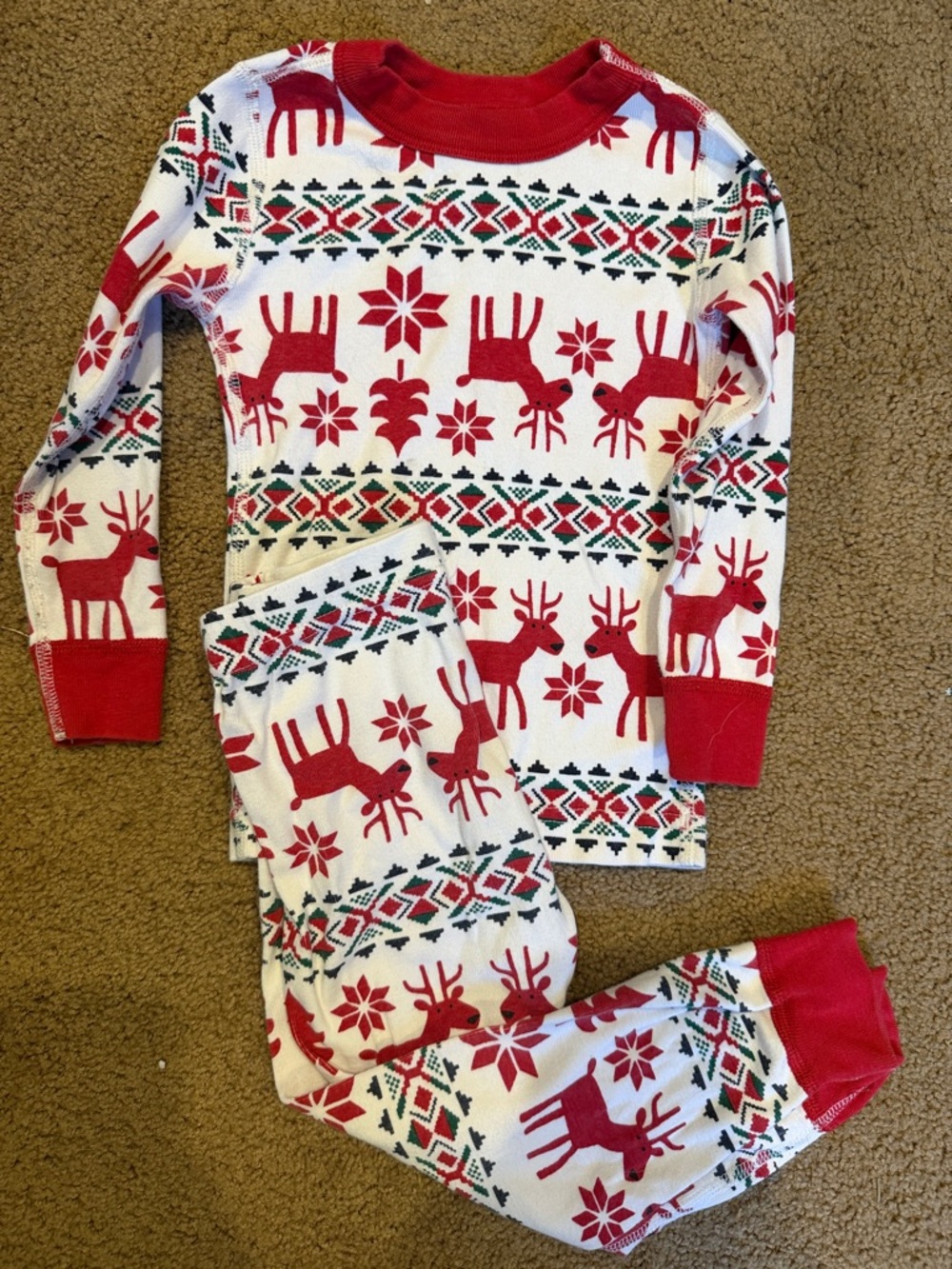 Hanna Andersson Dear Deer Pajamas 3T